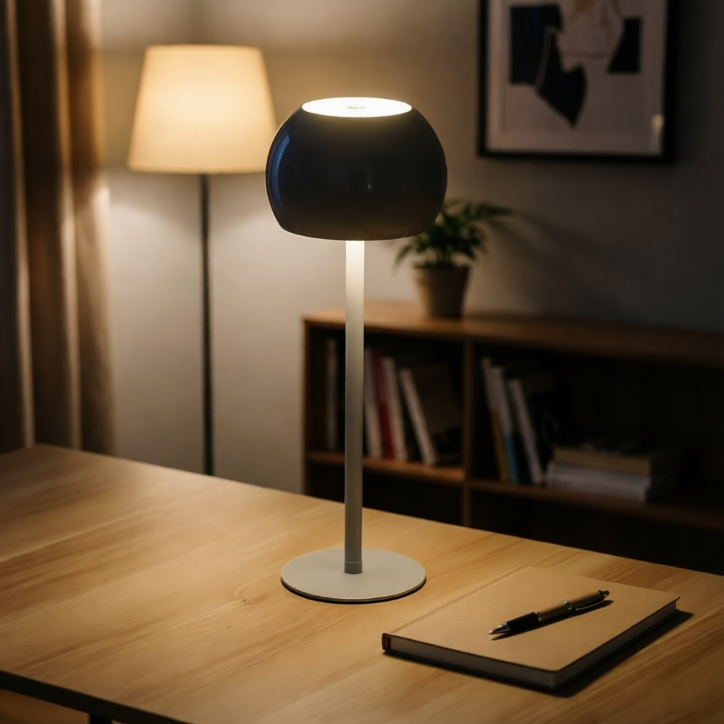 Macaron Series LED Table Lamp – Touch Control, Tri-Color, USB Rechargeable