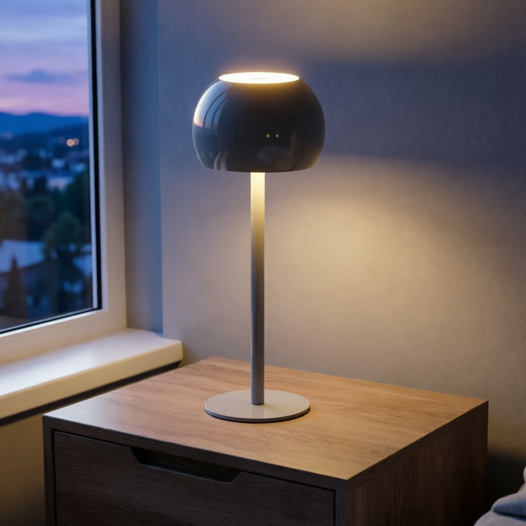 Macaron Series LED Table Lamp – Touch Control, Tri-Color, USB Rechargeable